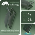 thumbnail image 3 of TUDIA MergeGrip Samsung Galaxy S24 Ultra Case 2024 Heavy Duty Case - Pine Green, 3 of 7