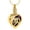 Gold/Colorful, variant on Heart Urn Locket Cremation Jewelry for Ashes Holder Dolphin Memory Necklace Sea Waves Ash Urn Necklace Memorial Jewelry