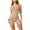 Khaki-03, variant on Women's Seamless Shapewear Bodysuit - Tummy Control Waist Trainer Yogo Gym Sports Jumpsuit