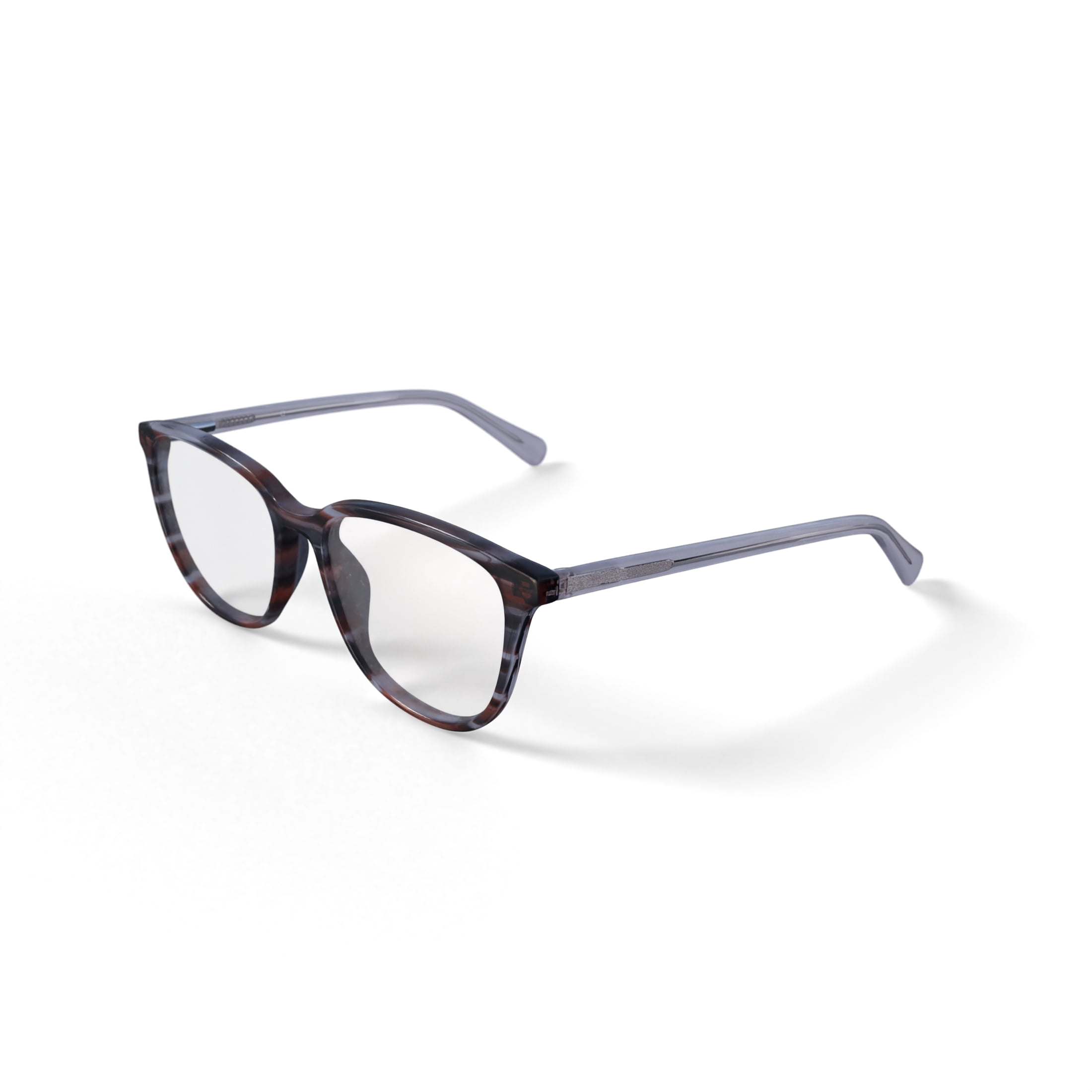 Walmart Women's Stephanie Square Prescription Eyeglasses with Case, Brown Tortoise