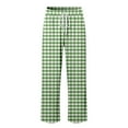 thumbnail image 5 of BOOMNY Mens Pajama Pants Wide Leg Pajamas Pants for Men Plaid Soft Pj Bottoms Pant With Pockets Cozy Homewear Loungewear, 5 of 6