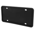 thumbnail image 3 of 2 uds marco de matrícula de coche de silicona negra Unique Bargains a prueba de golpes de agua 30x15x0.5cm, 3 of 7