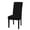 Black, variant on LHWEN Dining Chair Covers Stretch Slipcovers Washable Removable Seat Protector Kitchen Chairs Slipcover Stain Parson Chair Protector Home Decor Wedding Banquet Hotel Celebration Easy Install