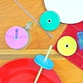 thumbnail image 6 of Southern Homewares Pastel Colored Mason Jar Lids With Hole Set of 4 Jar Lids Kids Colorful Jar Lids with Drinking Straw Holes, 6 of 6