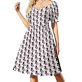 thumbnail image 1 of Vestido de manga corta Car Kitty vestidos de verano mujer ropa de verano mujer, 1 of 7