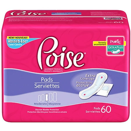 Poise Incontinence Pad, Women, Extra Absorbency Plus, 240 ct