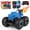 Blue, variant on Huge Wave Remote Control Cars for Boys, 2.4Ghz RC Dinosaur Toys for Boys 3-6, RC Monster Trucks with Light & Sound Spray, Birthday Christmas Gift for Boys 3 4 5 6 7 8, Green