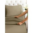 thumbnail image 7 of CGK Linens 4-Piece Ultra Soft & Comfy Hotel Luxury Sheet Set - Queen Size Cooling Bed Sheet Fits 8"-16" Mattresses, Khaki, 7 of 7