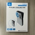 thumbnail image 4 of For PS5 Slim Console Cooling Fan Side-Mounted Cooling Fan with 3 USB 2.0 Ports Console Quiet Cooler Side Temperature Control Cooling Fan Face Cover for Playstation 5 Slim Accessories, 4 of 9