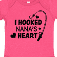 thumbnail image 4 of Inktastic I Hooked Nana's Heart with Fishing Rod Boys or Girls Baby Bodysuit, 4 of 5