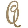 thumbnail image 1 of Wooden Letter Unfinished, Miracella Font, Craft Cutout, 1 of 2