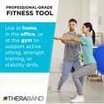 thumbnail image 3 of THERABAND Standard Exercise Ball, 30" Blue Stability Trainer for 6'2"–6'8" Users, Yoga & Pilates Ball, Balance & Core Trainer, For Athletes Fitness at Gym & Home, 3 of 7