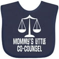thumbnail image 3 of Inktastic Lawyer Mommy Little Co Counsel Boys or Girls Baby Bib, 3 of 4