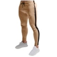 thumbnail image 4 of Pantalones largos de moda para hombre con cordón ajustable para fitness, deportes al aire libre, pies pequeños, costuras laterales, pantalones ajustados elásticos, pantalones largos para hombre, polié, 4 of 7
