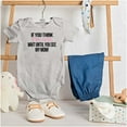 thumbnail image 3 of Im Cute Wait Til You See My Mom Bodysuit Jumper Girls Infant Baby Brisco Brands NB, 3 of 6
