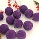 thumbnail image 1 of Flocking Christmas 6cm12pcs Boxed Christmas Tree Pendant Plastic Painted Velvet Holiday Decorations, 1 of 9