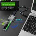 thumbnail image 4 of M2 SSD Case M.2 a USB3.0 Gen 1 SATA NGFF Caja de disco duro (sin carcasa) Likrtyny Para estrenar, 4 of 8