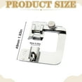 thumbnail image 2 of Rolled Hem Foot Presser Set for Domestic Sewing Machines,Sewing Machine Presser Feet Blind Hem Stitch,Blind Hem Foot Rolled Foot Presser Set,7 Size, Silver,Compatible(6mm), 2 of 8