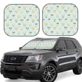 thumbnail image 6 of Kdxio Different Breeds Of Dogs Print 2-Piece Sun Shade Front Windshield - Foldable Car Front Window Sunshades For Most Sedans Suv Truck, 6 of 6