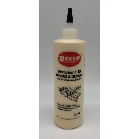 Deccobond 18 Premium Yellow Tongue & Groove Wood Flooring Adhesive - 500 ml