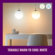 WiZ LED Smart Wi-Fi Connected 60-Watt A19 Color & Tunable White Light Bulb, Dimmable, 2-Pack