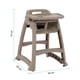 thumbnail image 2 of Silla Alta Onof SPB-001 Periquera con mesa, 2 of 9