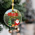 thumbnail image 1 of Hermosos letreros navideños de resina con temática navideña con imágenes elegantes y decoraciones festivas que son ideales para agregar calidez y alegría a su estilo de decoración navideña., 1 of 6