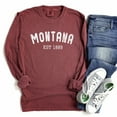 thumbnail image 3 of MONTANA EST1889 Graphic Long Sleeve T-Shirt, 3 of 10
