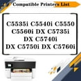 thumbnail image 2 of GPR-55 C-EXV51 Toner Cartridges Compatible for Canon C5535i C5540i C5550i C5560i DX C5735i DX C5740i DX C5750i DX C5760i Printers --- High Capacity 20,000 Pages, 2 of 7