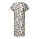thumbnail image 4 of Gibobby Vestido largo casual de verano para mujer Vestido largo medio de manga corta con cuello redondo y estampado de lunares sueltos para mujer(Caqui,M), 4 of 5