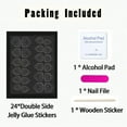 thumbnail image 3 of Press on Nails Long Coffin French Fake Nails with Butterfly Design Full Cover False Glue Stick on Nail for Women 24Pcs in 12 Sizes Nude Pink-B03 1 Fl Oz (Pack of 1), 3 of 4