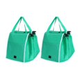 thumbnail image 1 of Sywqhk 2 Uds., Carrito Plegable Con Clip Para Carrito, Bolsos De Compras, Bolso Portátil Reutilizable Sywqhk Para estrenar, 1 of 6