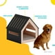 thumbnail image 4 of Casa para mascota Poli Pets 82x80.5x81cm negro, 4 of 6