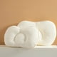 thumbnail image 5 of Almohada de punto para el cuello con soporte de cojín de agua - Almohada blanca de poliéster 50x30cm, relleno de fibra reciclada natural, lavable a máquina, 5 of 7
