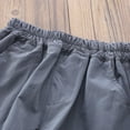 thumbnail image 5 of Ahuyic Summer Toddler Kids Leisure Pants,Boys Girls Long Pants,Boys' Summer Loose Casual Solid Color Proof Pants Thin Pants Elastic Sports Pant Long Pants,Gray,5 Years, 5 of 5