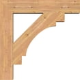 thumbnail image 3 of Ekena Millwork 5 1/2"W x 34"D x 34"H Merced Block Smooth Bracket, Western Red Cedar, 3 of 25