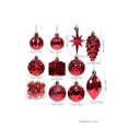 thumbnail image 3 of 12pcs/pack Christmas Ball & Tree Hanging Decoration Set, Decorative Ornament In Box, 3 of 3