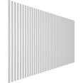 thumbnail image 3 of Ekena Millwork 47"H x 3/8"T Adjustable PVC Slat Wall Panel Kit with 1"W Slats, Unfinished (contains 42 Slats), 3 of 7
