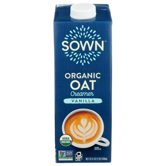 (Pack of 6) Sown Vanilla Oat Creamer 32 Fo