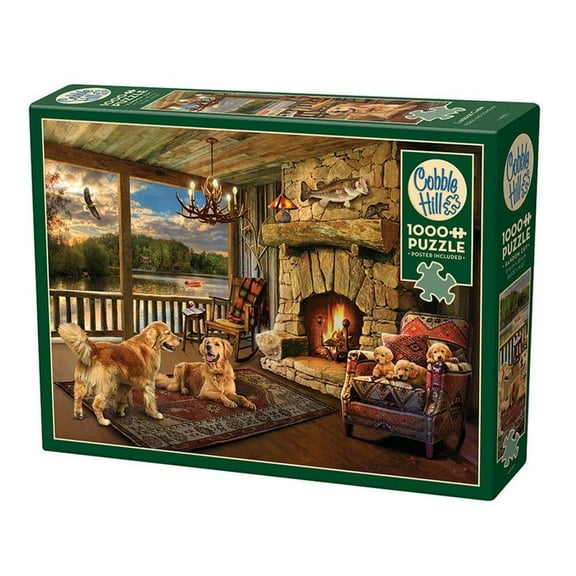Outset Media, Lakeside Cabin 1000pc Puzzle