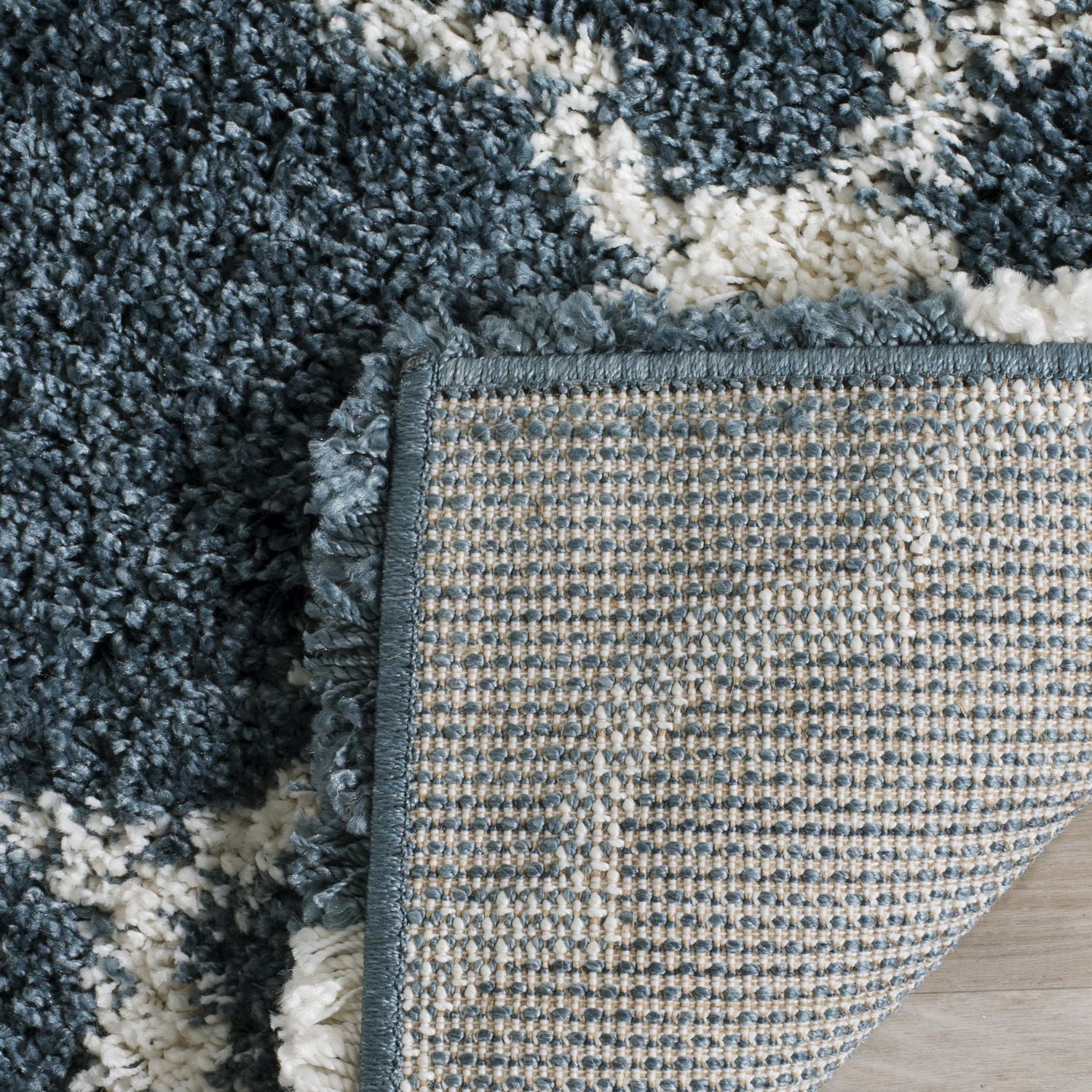 Safavieh Hudson Jaye Tapis Géométrique Shag