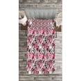 thumbnail image 3 of Ambesonne Love Quilted Bedspread Set 2 Pcs, Romantic Random Hearts, Twin Size, Multicolor, 3 of 3