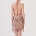 thumbnail image 4 of XIYON Dresses For Women Sequin Fringe Dress Latin Dance Dress Party Gown Performance Wear Vacation, 4 of 4