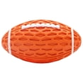 thumbnail image 1 of TISHITA Dog Toy Balls ,Interactive Ball, Rugby ,Pet Squeaky Toys ,Balls Dog Chew Toy for Orange Small, 1 of 8