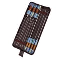 thumbnail image 3 of Juego de 7 herramientas de acero inoxidable Nikou para acampar comer barbacoa, 3 of 15