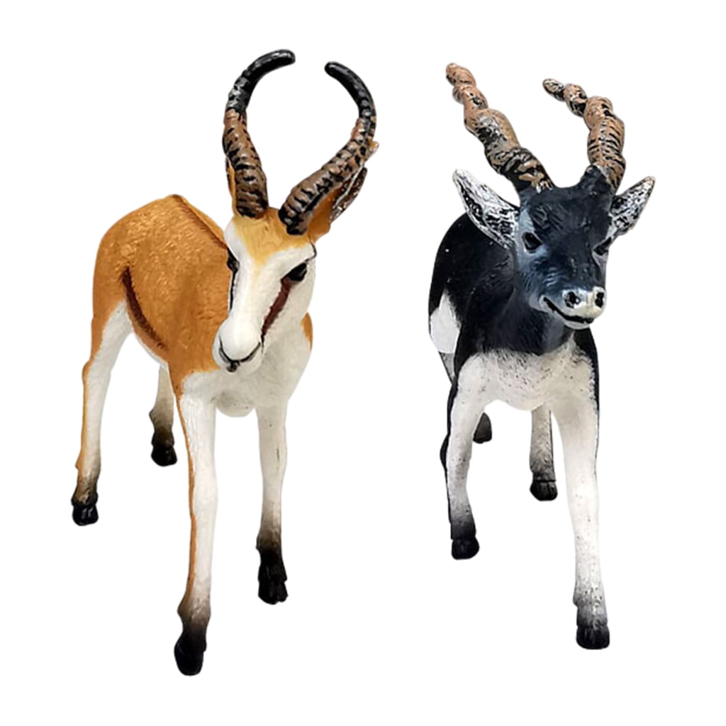 Realistic Oryx Antelope Wildlife Animal Model Figurine Figure Kids Toys Gift 