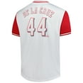 thumbnail image 3 of Men's-Profile Elly De La Cruz White Cincinnati Reds Big & Tall Name & Number Jersey, 3 of 3