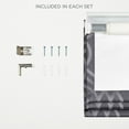 thumbnail image 4 of Exclusive Home Prague Trellis 100% Blackout Roman Shade, 34"x64", Grey, 4 of 13