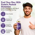 thumbnail image 2 of Protein Gummies FUELE+ Whey Grape Twist 60g Vegetarian, 2 of 7