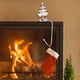 thumbnail image 5 of Chimenea Gancho Colgador Calcetín De Navidad Para Adorno Fiesta Café Árbol Plata+Colgador De Gancho Para Chimenea, Soporte De Calcetín Navideño Para Adorno, Fiesta, Café, árbol Estilo C Fernando none, 5 of 8
